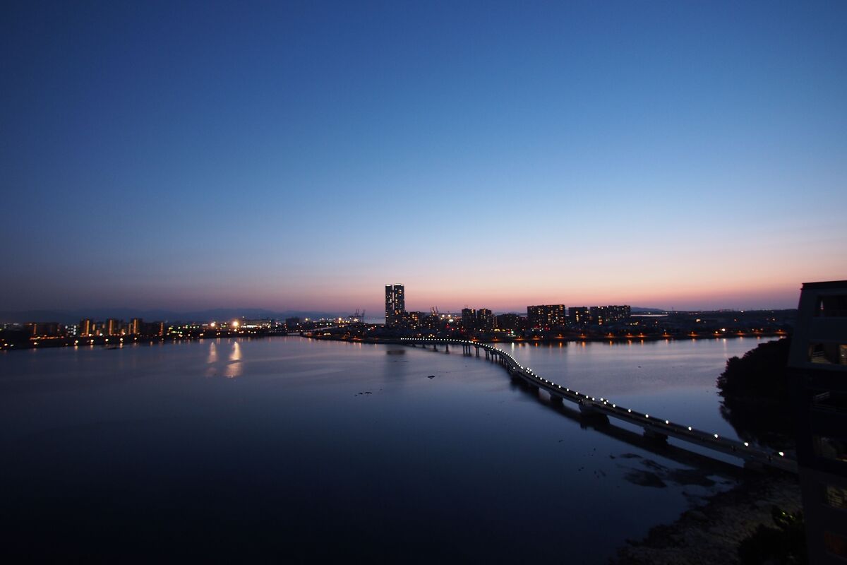 福岡市アイランドシティあいたか橋 の施工写真