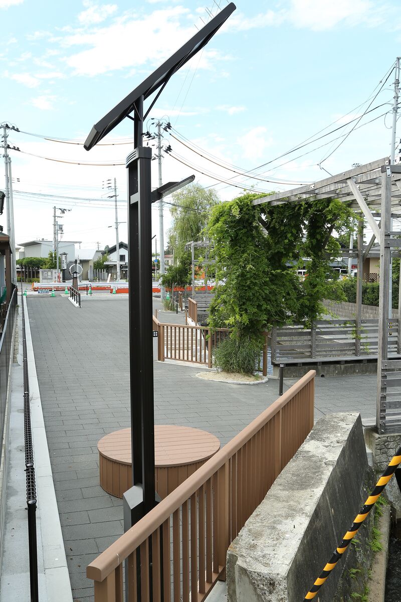 緒絶川橋親水公園のハコベン設置事例