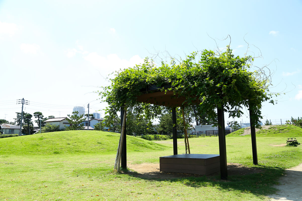 菅野駅北口公園のハコベン設置事例