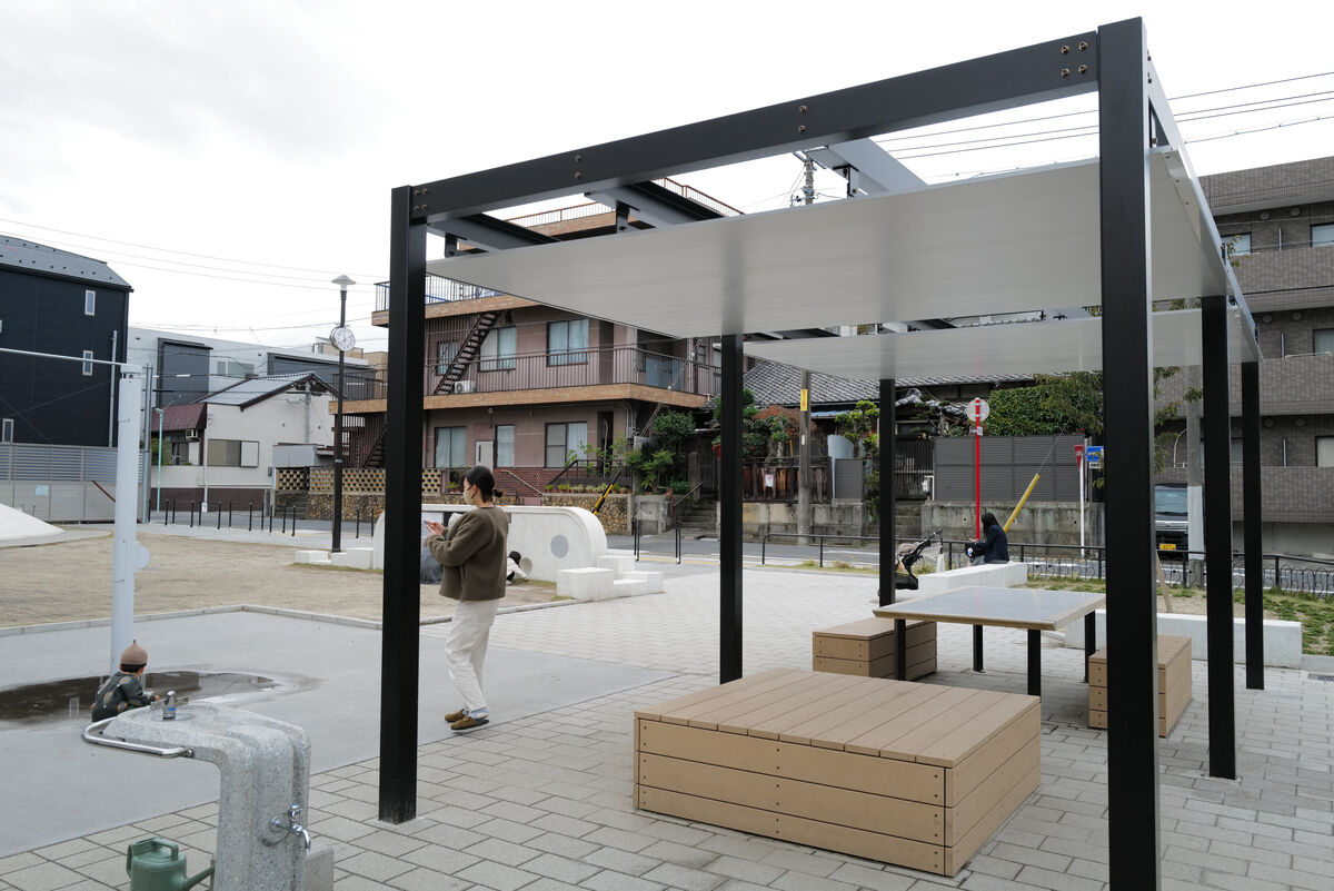 駒場公園のハコベン設置事例