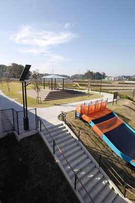 浦和東部第一近隣公園の施工写真