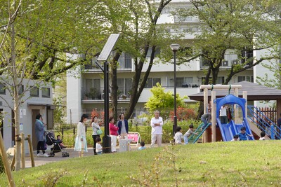 世田谷区立上用賀公園の施工写真