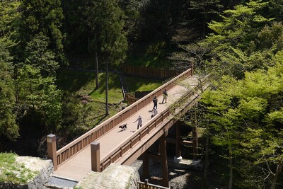 国史跡八王子城跡曳橋