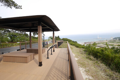 楢葉町天神岬スポーツ公園の施工写真