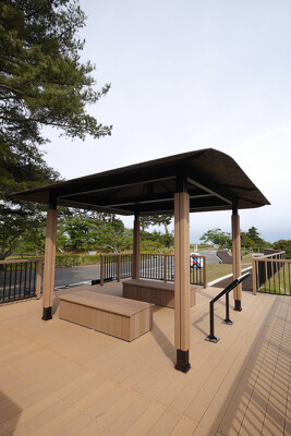 楢葉町天神岬スポーツ公園の施工写真