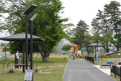 南相馬市高見公園の施工写真
