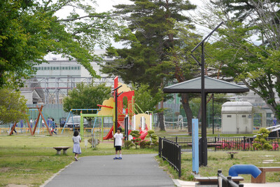 南相馬市高見公園の施工写真