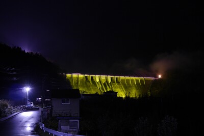 西目屋村津軽ダム