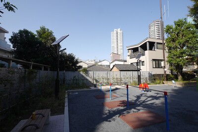 六本木西公園の施工写真
