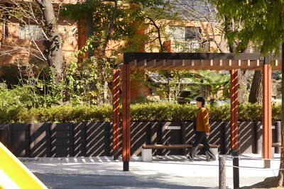 六本木西公園の施工写真