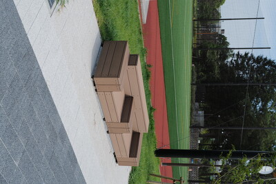 高井戸公園・ベンチ写真