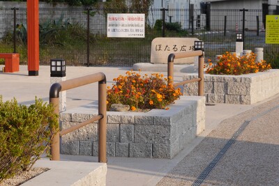 山口市ほたる広場の施工写真