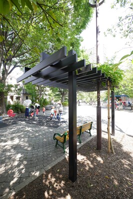 中央区佃公園の施工写真