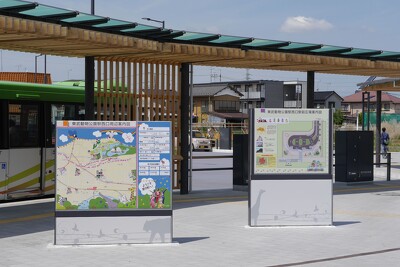 東武動物公園駅西口地区の施工写真