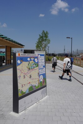 東武動物公園駅西口地区の施工写真