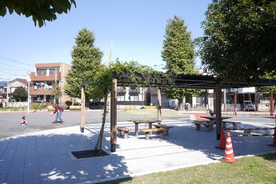 古市場第二公園の施工写真