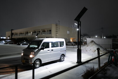 病院駐車場