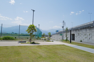 総合防災公園の施工写真