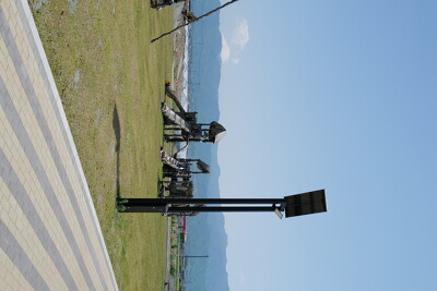 総合防災公園の施工写真