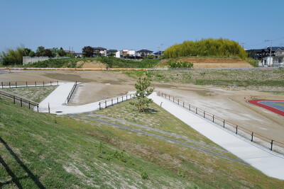 神楽沢近隣公園の施工写真