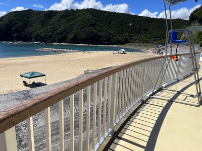 レク都市熊野灘臨海公園（城の浜地区）プールの施工写真