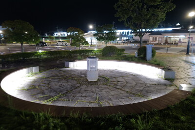 白河駅前ロータリー