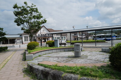 白河駅前ロータリー