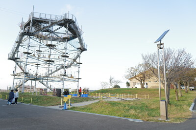 長井海の手公園ソレイユの丘の施工写真
