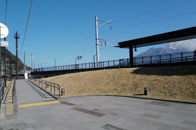 仙巌園駅 駅前広場