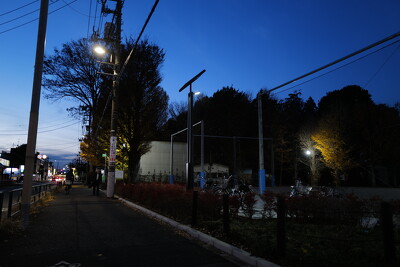 武蔵公園の施工写真