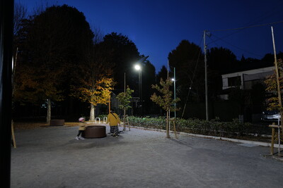 武蔵公園の施工写真