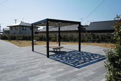 新大村駅周辺地区西口駅前広場の施工写真
