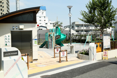 小石川四丁目児童遊園の施工写真