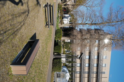 水城公園・ベンチ写真