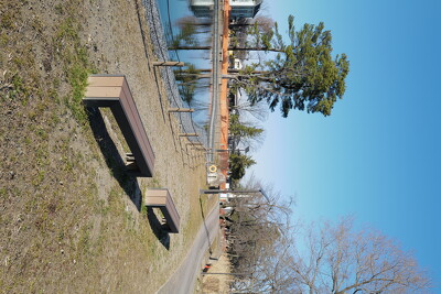 水城公園・ベンチ写真
