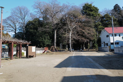 赤城山公園・ベンチ写真