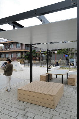 駒場公園の施工写真