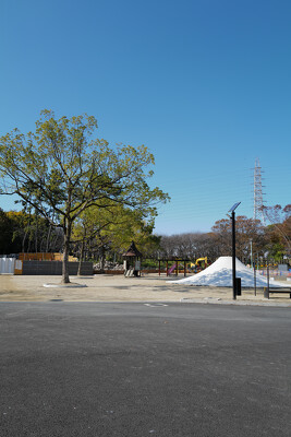 横井山公園の施工写真
