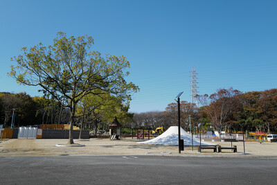 横井山公園の施工写真