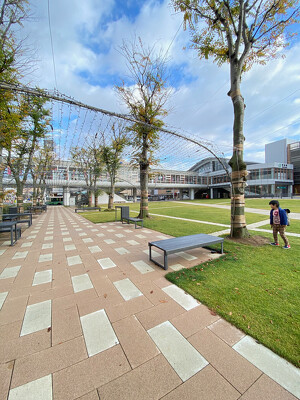 秋田駅西口駅前広場