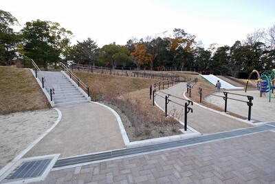 洲原公園の施工写真