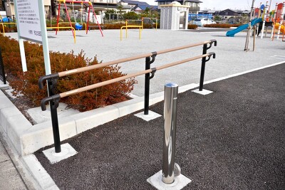 市之久田公園の施工写真