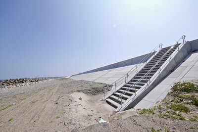 相馬市大浜海岸防潮堤