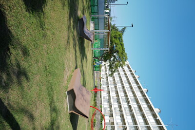 瑞穂競技場　北児童園・ベンチ写真