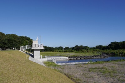 多摩川根川排水樋門
