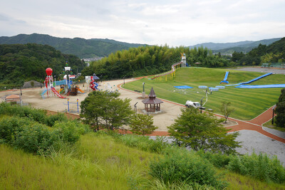 臼杵市総合運動公園の施工写真