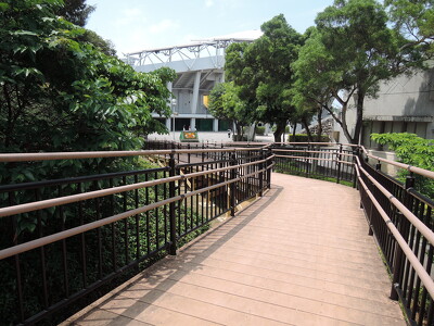 奥武山公園の施工写真